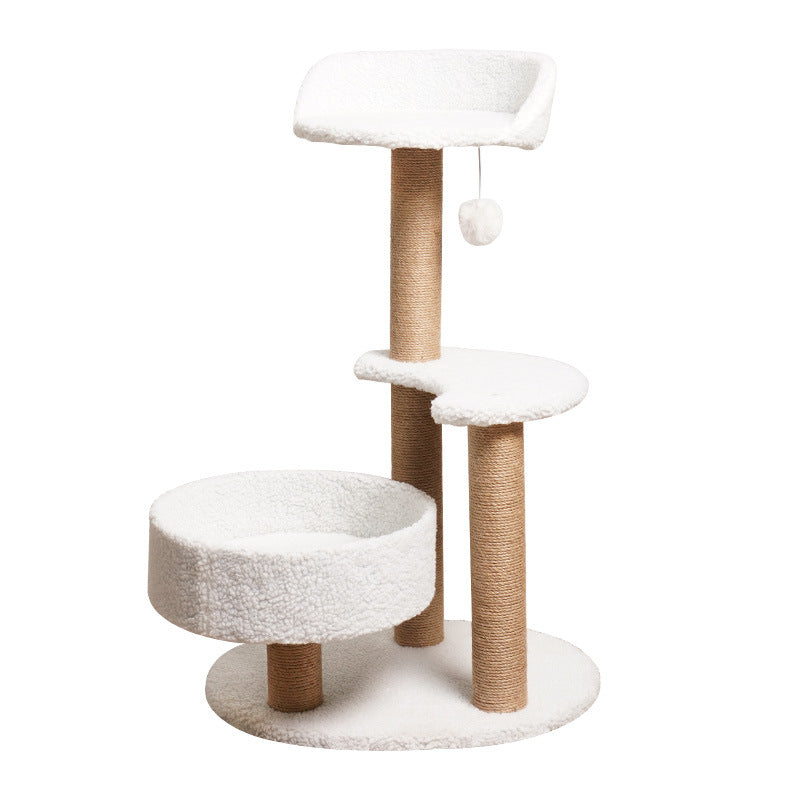 Modern Cat Tree Tower with Scratching Posts and Cozy Perches (50x38x80 cm)- Free Shipping