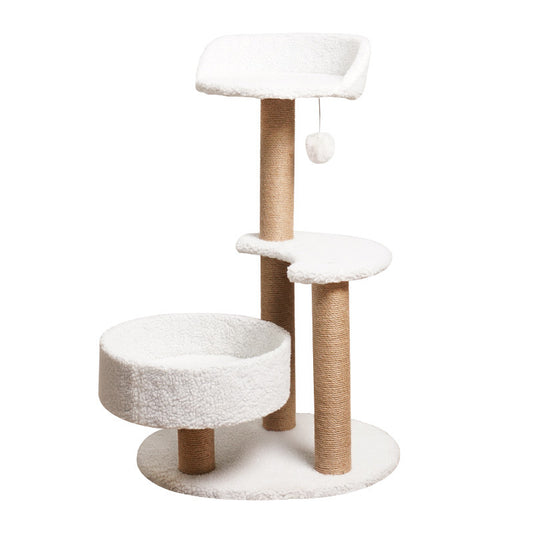 Modern Cat Tree Tower with Scratching Posts and Cozy Perches (50x38x80 cm)- Free Shipping