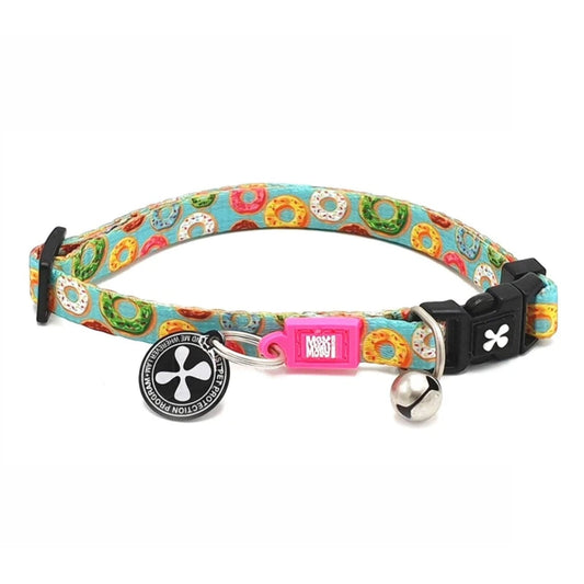 Max & Molly Smart ID Cat Tracking Collar - Donuts